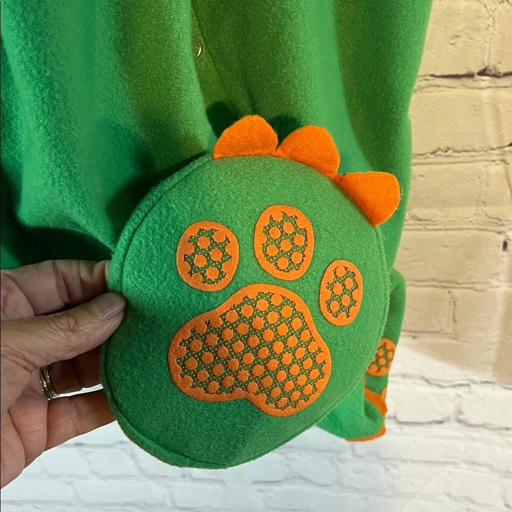 Green and Orange Polka Dot Monster Costume by Baby Boo. Ages 0 and up. 18-24 max